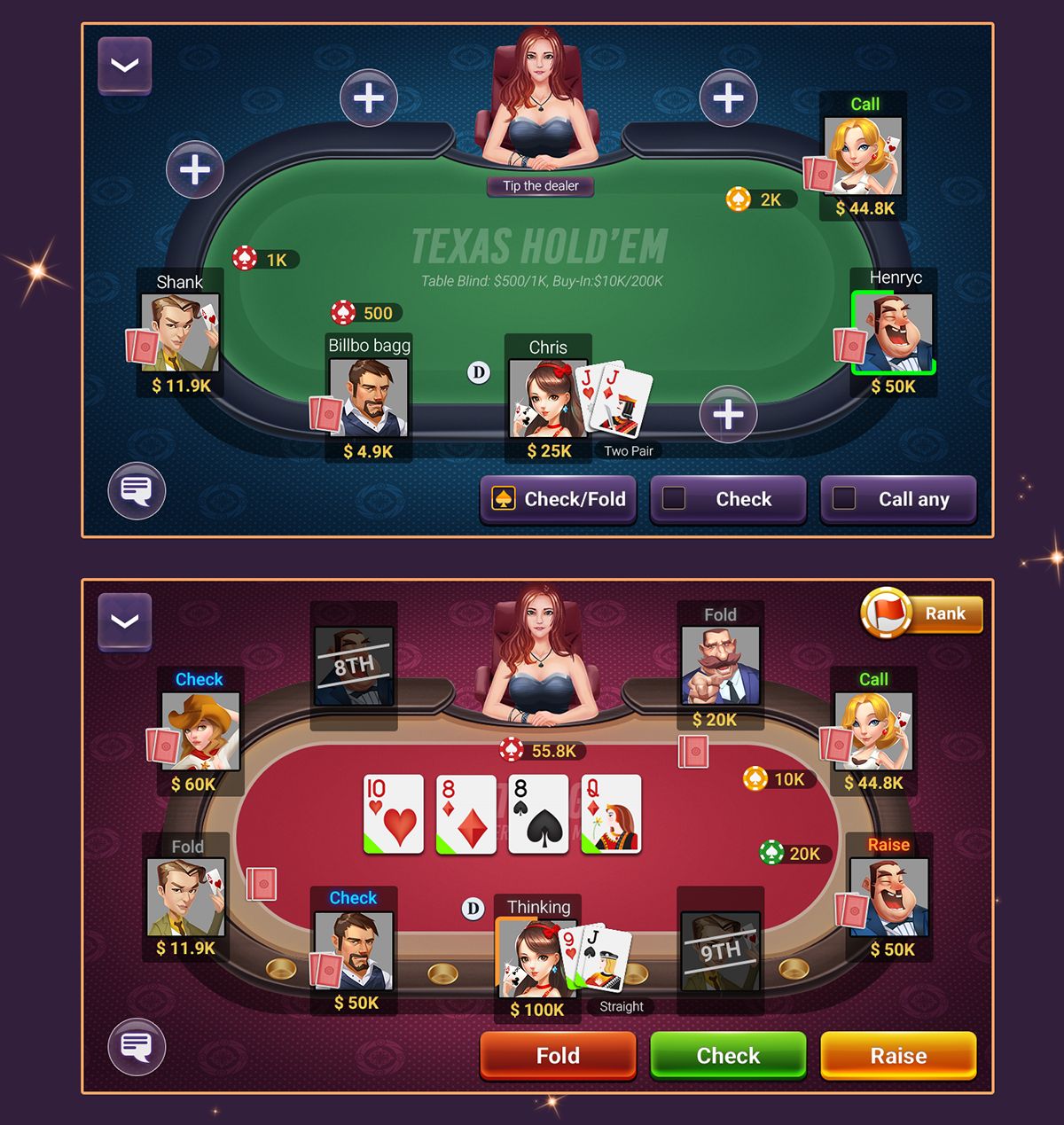 Realistic Games آن لائن کیسینو میں اصل گیمز